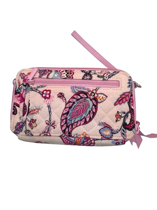 Vera Bradley Handbags - All in One Crossbody Vera Bradley RFID Wristlet Wallet Felicity Paisley Floral